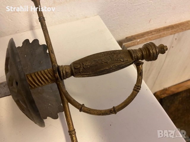 Стара сабя за декорация, снимка 2 - Антикварни и старинни предмети - 52919339