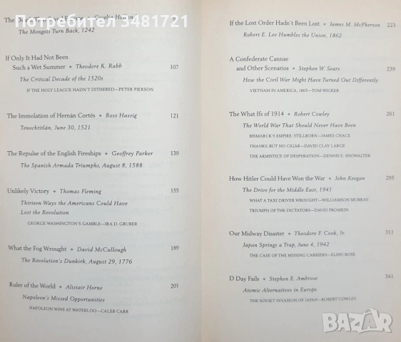 Ами ако? Военни историци за алтернативната, възможна история / What If? Military Historians Imagine , снимка 3 - Художествена литература - 53749473