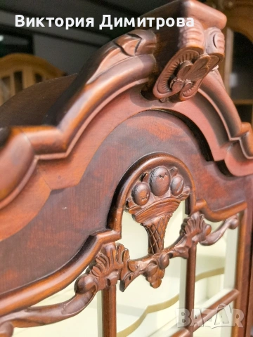 Стенна витрина барок (код 01-007), снимка 5 - Секции и витрини - 53566183