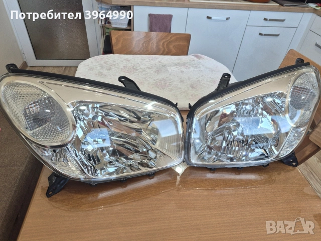 КРИСТАЛНИ НЕРАЗЛИЧИМИ ОТ НОВИ ОРИГИНАЛНИ ФАРОВЕ ЗА ТОЙОТА РАВ 4 ВТОРА ГЕНЕРАЦИЯ 