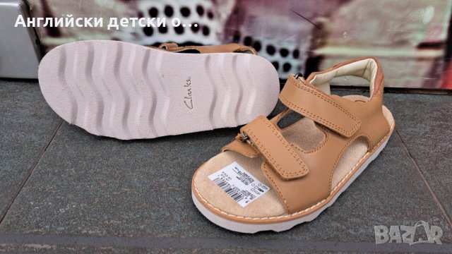 Английски детски сандали естествена кожа-CLARKS , снимка 4 - Детски сандали и чехли - 40725022