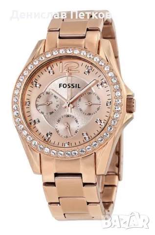 Дамски часовник Fossil RILEY, снимка 6 - Дамски - 56088269
