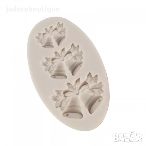 Силиконов молд коледни камбанки, снимка 2 - Форми - 38700278