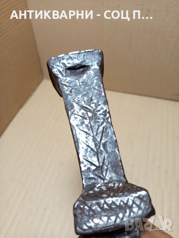 Стара Антикварна Ръчно Кована Наковалня ЙОРС 2.600кг., снимка 6 - Антикварни и старинни предмети - 52619328