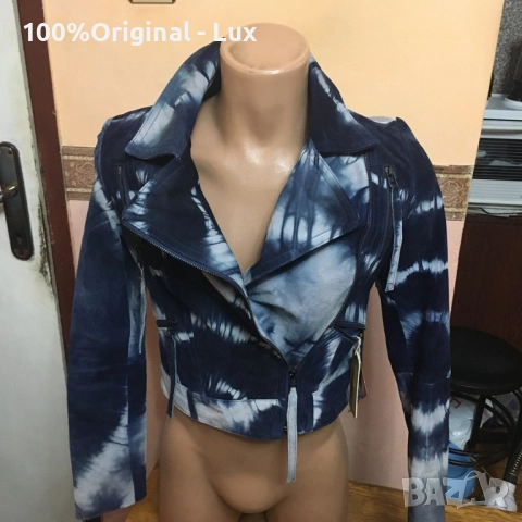 Rino&PELLE--оргинал.Ест.кожа.Дизайнерско.Лукс-С/М, снимка 9 - Якета - 52697852