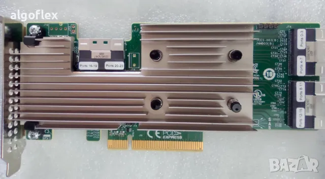 Нов контролер Broadcom LSI SAS 9306-24i HBA SAS/SATA 24порта JBOD IT-mode, снимка 2 - Други - 48768265