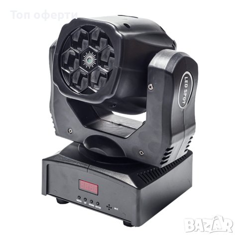 Движеща се глава Mini Six Bee Eye с лазер, снимка 2 - Друга електроника - 44465233