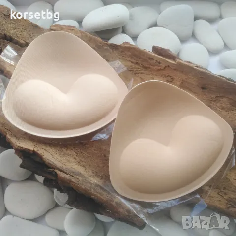 Самозалепващи подплънки за бански и рокли с триъгълна чашка 25178, снимка 2 - Бельо - 48431083