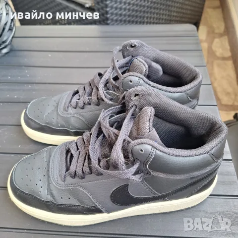 Nike court vision mid black, снимка 2 - Маратонки - 56153221