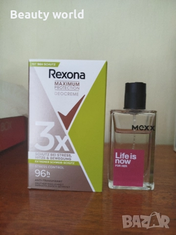 Парфюм Mexx и рексона 