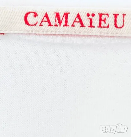 CAMAÏEU модерна блуза памук Франция, снимка 4 - Корсети, бюстиета, топове - 47366051