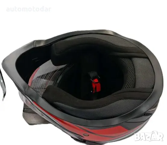 Детска каска мотокрос ендуро атв с визьор, снимка 5 - Аксесоари и консумативи - 49910452