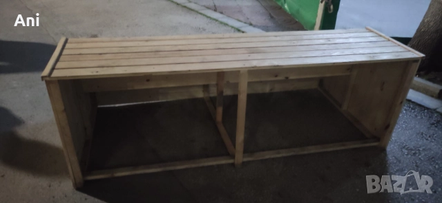 Дървени стелажи - 2 бр., снимка 4 - Стелажи и щандове - 52185889