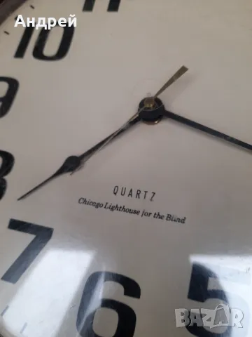 Часовник Chicago lighthouse for the blind, снимка 5 - Антикварни и старинни предмети - 48381522