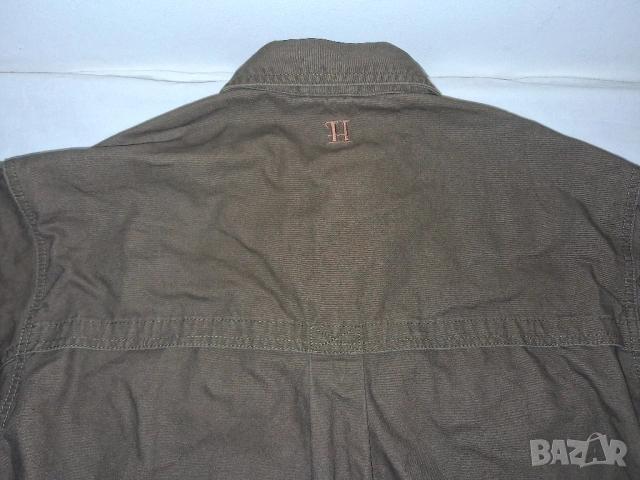 2 броя - Harkila Vestmar Hybrid и Harkila PH Range (XL) мъжки хибриден полар и риза, снимка 15 - Екипировка - 53622389