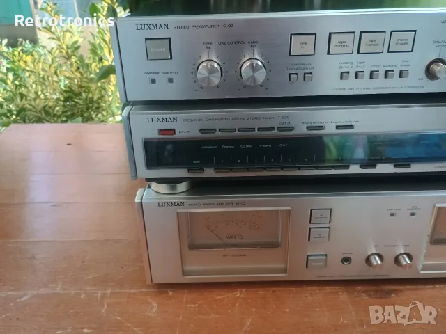 Luxman C-02 / M-02 / T-02 (T-530)– ТОП състояние, снимка 10 - Ресийвъри, усилватели, смесителни пултове - 56064273