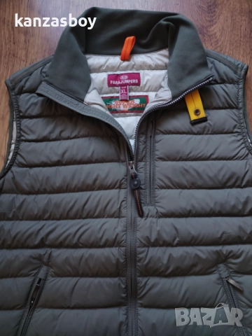 Parajumpers quilted zip-front gilet - мъжки пухен елек КАТО НОВ ХЛ, снимка 3 - Други - 52417064