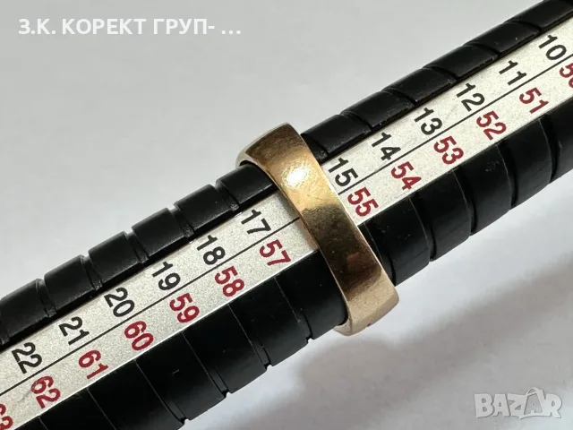 Златен пръстен 14К, 7,78гр., снимка 3 - Пръстени - 56008346