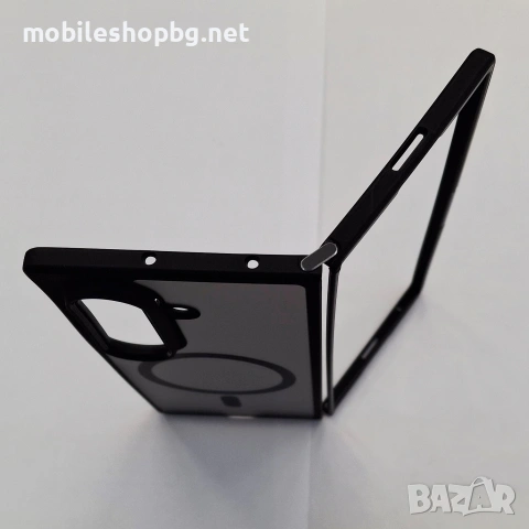 Samsung Galaxy Z Fold 7 калъф MagSafe черен мат полупрозрачен, снимка 4 - Калъфи, кейсове - 53509444