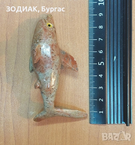 Мраморна Фигура АКУЛА, снимка 4 - Колекции - 49302776