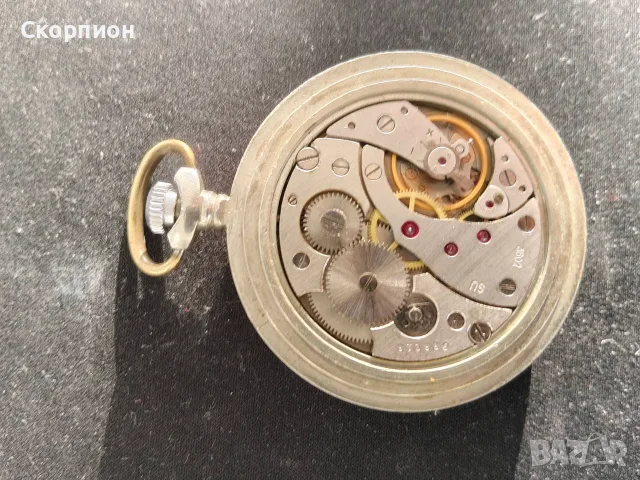 Джобен часовник - Молния - СССР - ВЛАК - 18 РУБИНА, снимка 6 - Джобни - 48554694