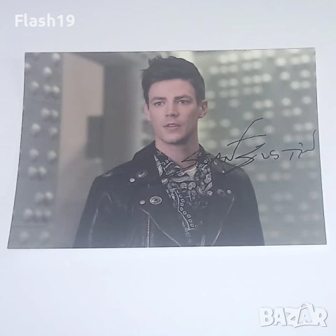 ⚡️ Личен автограф Грант Гъстин (Grant Gustin) - The Flash (Светкавицата) ⚡️