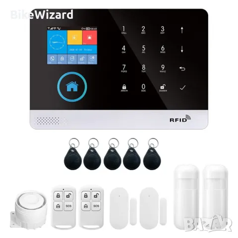 Splenssy 433MHz Безжична WIFI GSM Аларма с автоматично набиране НОВА, снимка 1