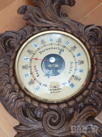Голям барометър, снимка 9 - Антикварни и старинни предмети - 40958073