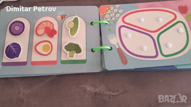 Монтесори Образователна тиха книжка, снимка 17 - Образователни игри - 42714956