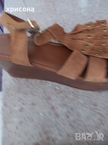 Дамски сандали , велур,40 номер, снимка 3 - Сандали - 41394764