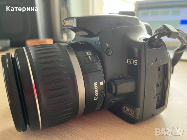 Canon EOS 400D + обектив + аксесоари, снимка 3 - Фотоапарати - 42088170