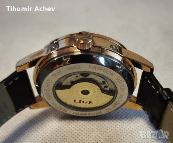 Нов ръчен мъжки автоматичен часовник, гаранция, снимка 13 - Мъжки - 48960970