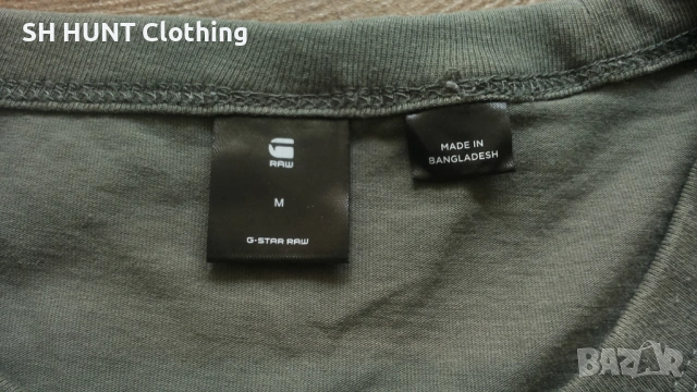 G-STAR RAW TOMBER T-Shirt Размер M тениска става за работна 59-67, снимка 8 - Тениски - 53138364