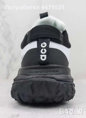 Нови мъжки маратонки Nike x Comme des Garçons ACG Mountain Fly 2 Low Black & White, снимка 7 - Маратонки - 51712943