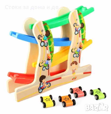 ✨Детски дървени колички с път