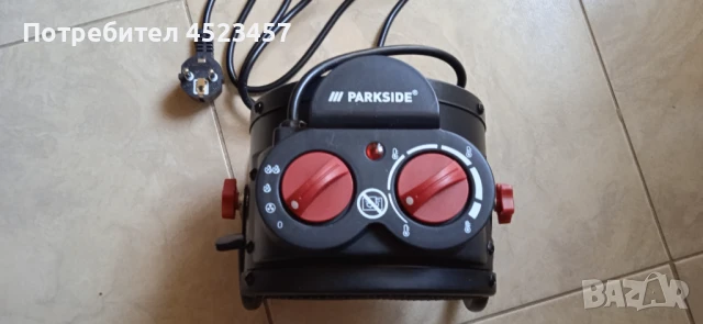 Керамична Вентилаторна Печка PARKSIDE PKH 2000 B1, снимка 2 - Отоплителни печки - 50980227