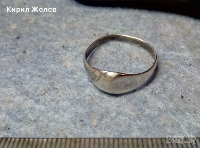 СТАР СРЕБЪРЕН ПРЪСТЕН СРЕБРО ВИСОКА ПРОБА ИЗИСКАНО РЕТРО БИЖУ РЪЧНА ФИНА ИЗРАБОТКА 35499, снимка 6 - Антикварни и старинни предмети - 48986961