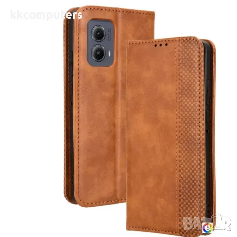 Motorola Edge (2024) 5G Magnetic Кожен Калъф и Протектор, снимка 4 - Калъфи, кейсове - 49920283