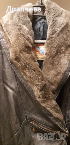 Дамска кожено яке,шуба,eст.кожа, снимка 4 - Палта, манта - 36333668