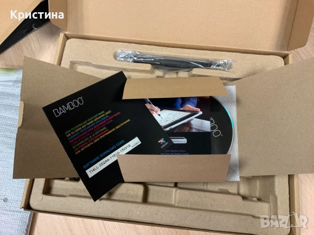 Графичен таблет WACOM Bamboo Pen CTL-470K Пълен комплект!, снимка 8 - Таблети - 52350404