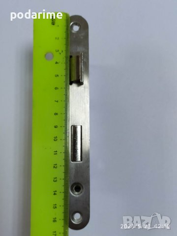 Брава за китайска интериорна врата 58/50 мм, овална челна планка, снимка 4 - Интериорни врати - 36387875