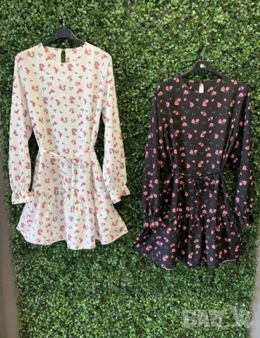 рокля с флорални мотиви , снимка 3 - Рокли - 51696222