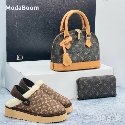 Louis Vuitton дамски комплекти , снимка 6 - Пантофи - 48286568