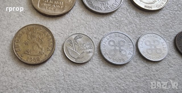 Монети. Финландия. Финланско пени и марка. 8 бройки., снимка 12 - Нумизматика и бонистика - 42361475