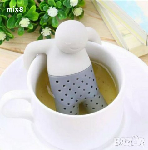 Филтър за чай / цедка във формата на човече , снимка 1 - Прибори за хранене, готвене и сервиране - 41405251
