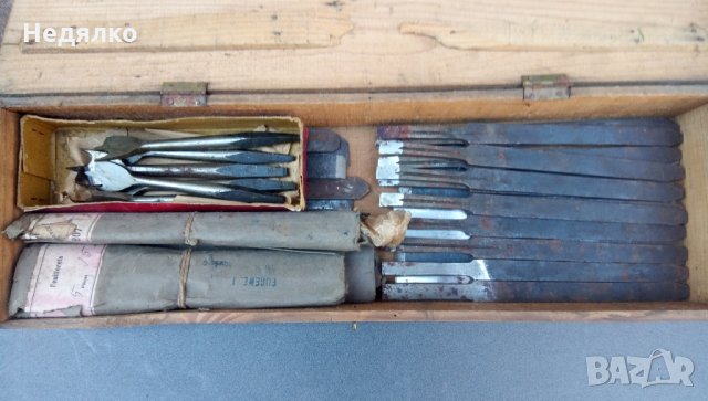 Стари,френски дърводелски инструменти Goldenberg, снимка 1 - Антикварни и старинни предмети - 33867124