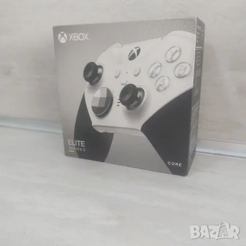 НОВ Професионален Контролер Xbox Elite Series 2 Core (White/Black) – Фабричен комплект в Кутия, снимка 3 - Аксесоари - 56256193