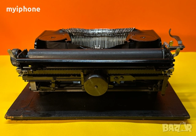  Антична Пишеща машина Rex клавиатура старобългарски 1939 година., снимка 5 - Антикварни и старинни предмети - 53473182