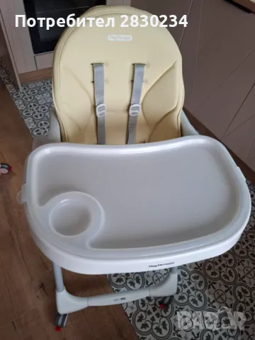 Peg Perego Детско Столче за хранене-шезлонг Prima Pappa Follow Me