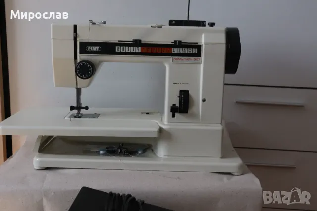 PFAFF HOBBYMATIC 807  УПОТРЕБЯВАНА ШЕВНА МАШИНА , снимка 13 - Шевни машини - 49596704